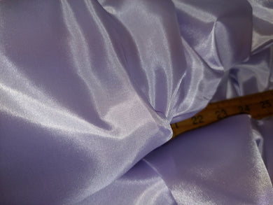 3 METRE PIECE OF HABUTAE FAUX SILK FABRIC -  LILAC - 45 INCHES WIDE