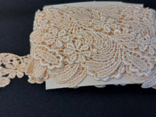 3 METRES OF ECRU VINTAGE GUIPURE LACE - MADE IN AUSTRIA - APPROX 3.5cm WIDE crafts sewing